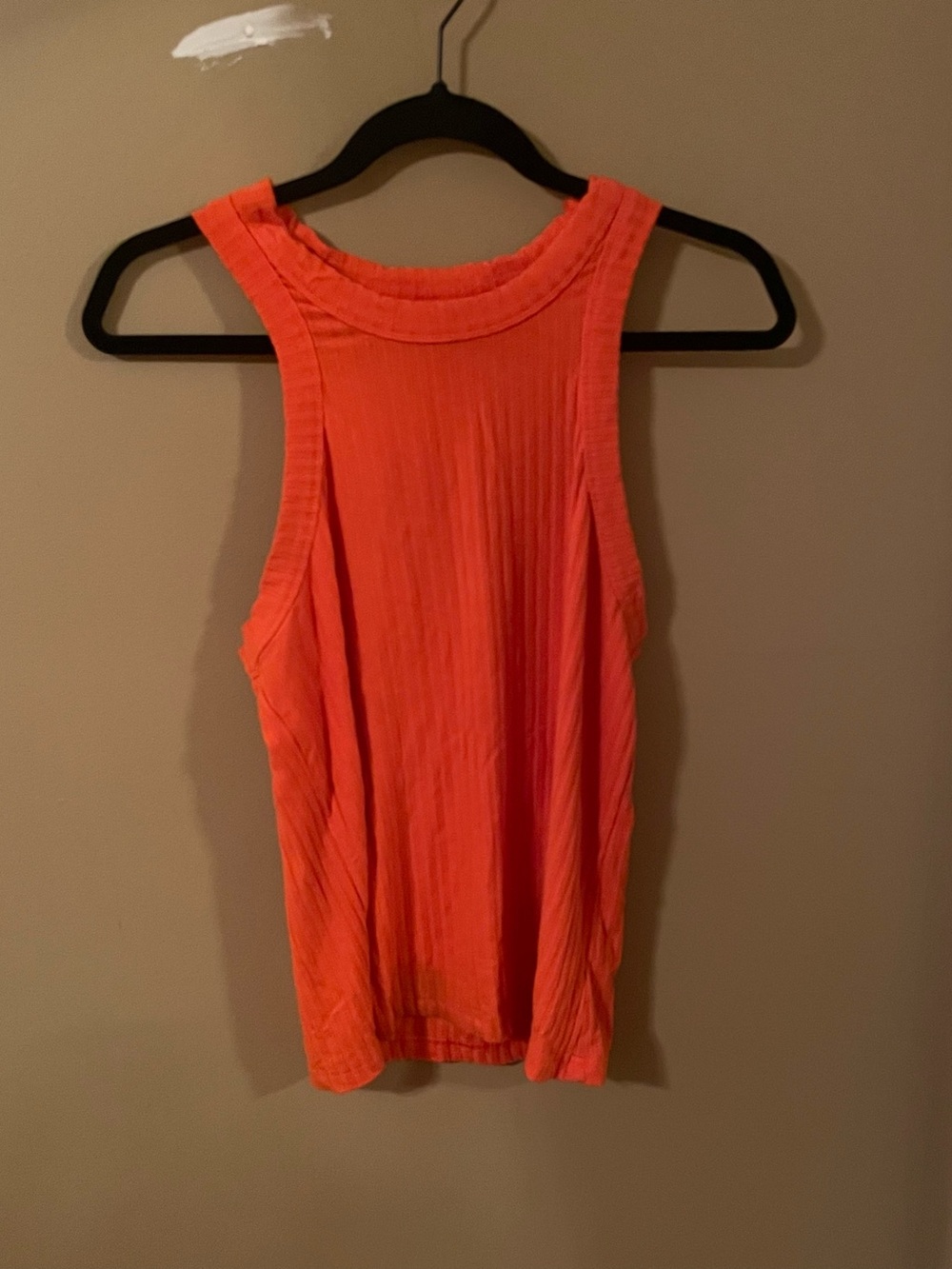 FP Movement by Free People Bright Orange Ribbed Tank